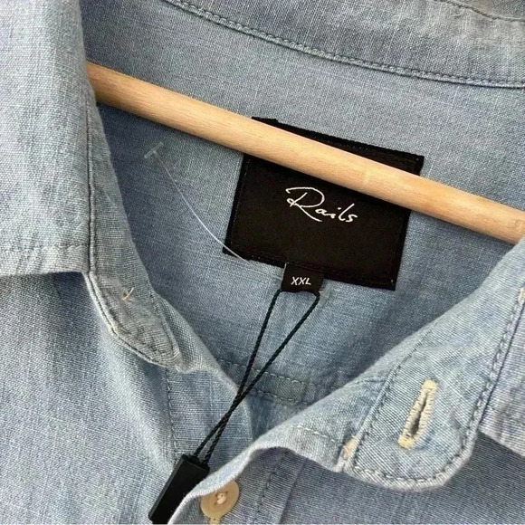 NWT Rails Colton Shirt Medium Vintage Wash size XXL - Picture 4 of 15